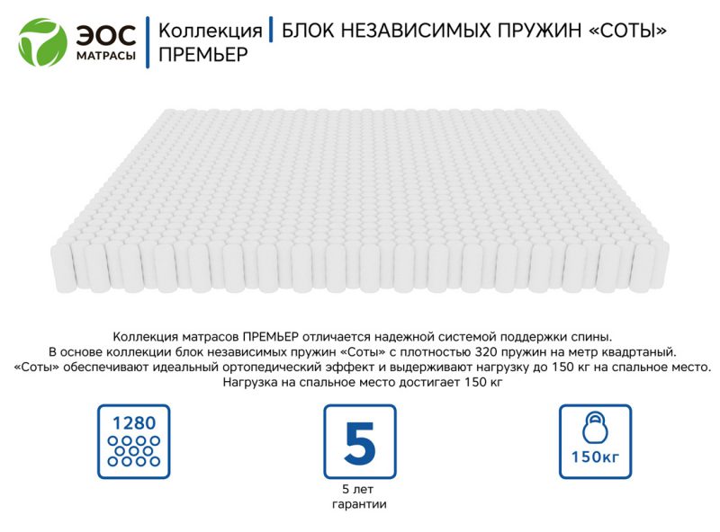 Матрас ЭОС Премьер Тип 4/5a